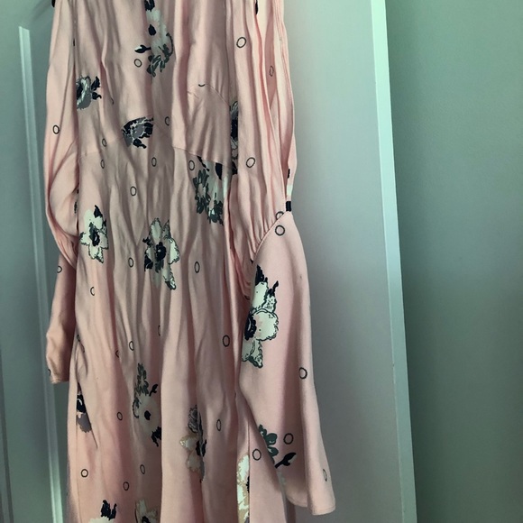 Free people peekaboo sleeve pink mini dress - Picture 3 of 4